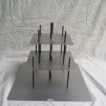 10-8-6 Square Cake Stand Set