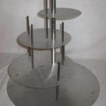 14-12-10-8 Round Cake Stand Set