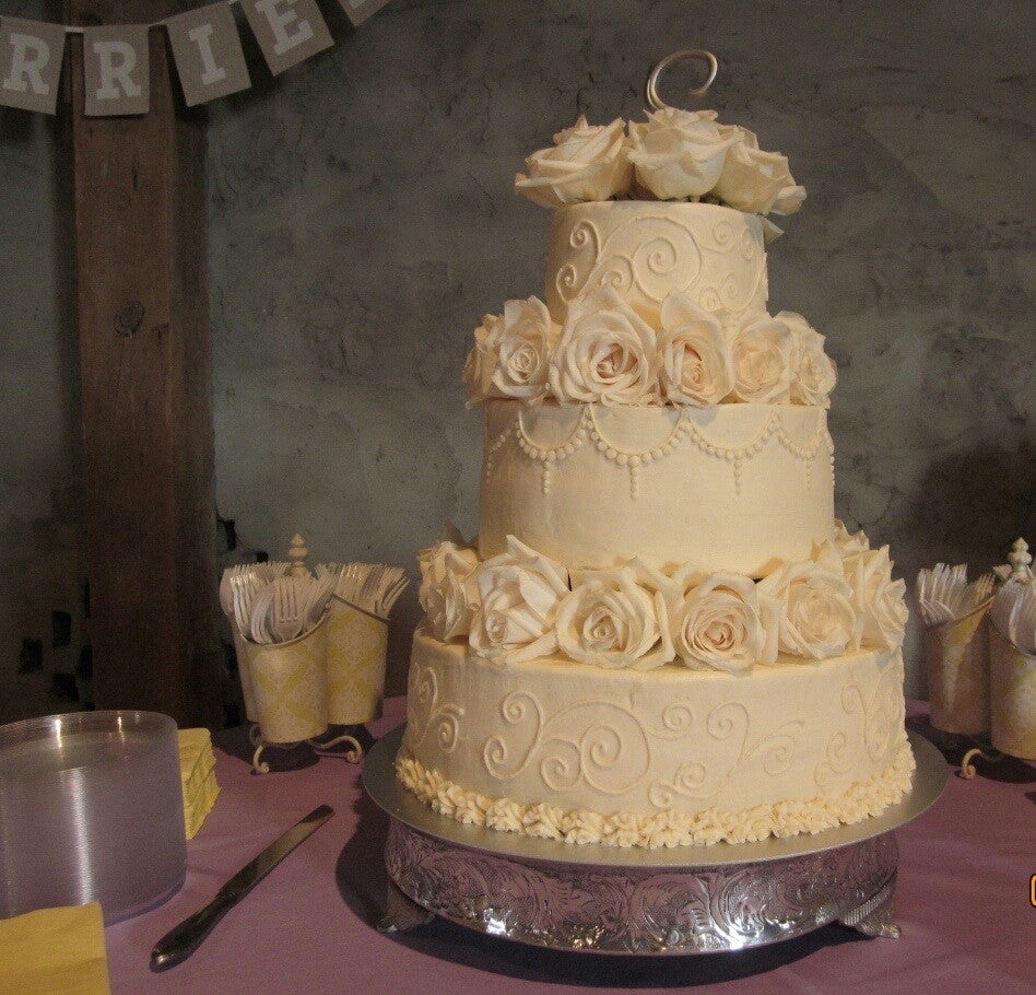 10-8-6 Round Cake Stand Set