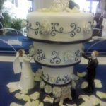 10-8-6 Upside Down Round Cake Stand Set