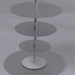 12-10-8-6 Upside Down Round Cake Stand Set