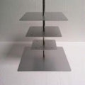 12-10-8 Upside Down Square Cake Stand Set