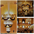 12-10-8-6 Round Chandelier Cake Stand Set