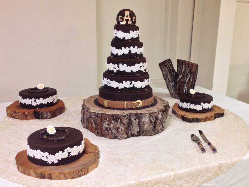 14-12-10-8-6 Round Cake Stand Set