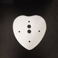 10" Heart HDPE Cake Board