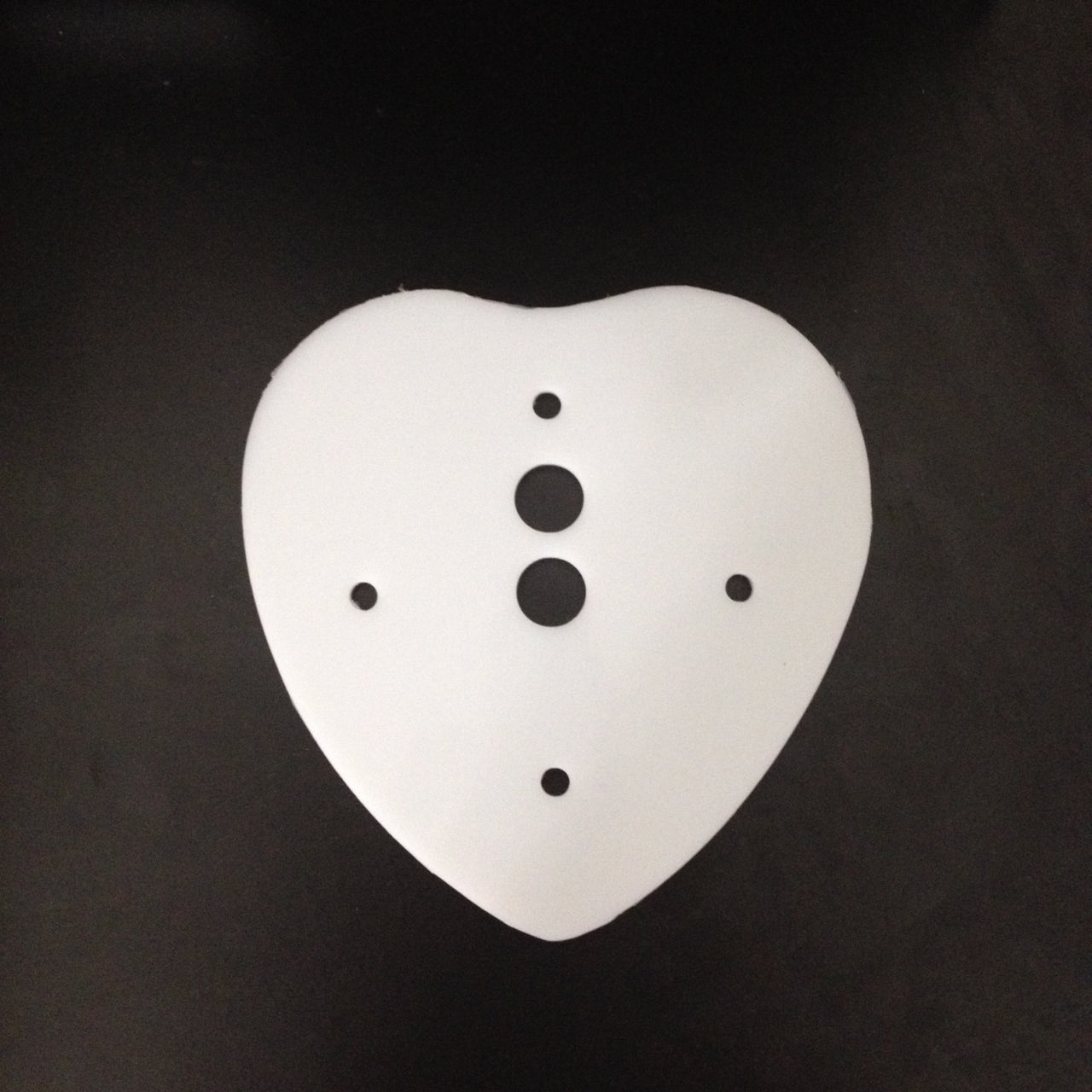 10" Heart HDPE Cake Board