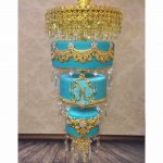 12-10-8-6 Round Chandelier Cake Stand Set