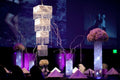 12-10-8-6 Square Chandelier Cake Stand Set