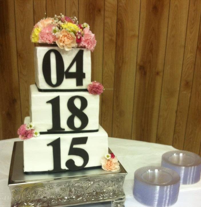 12-10-8 Square Cake Stand Set
