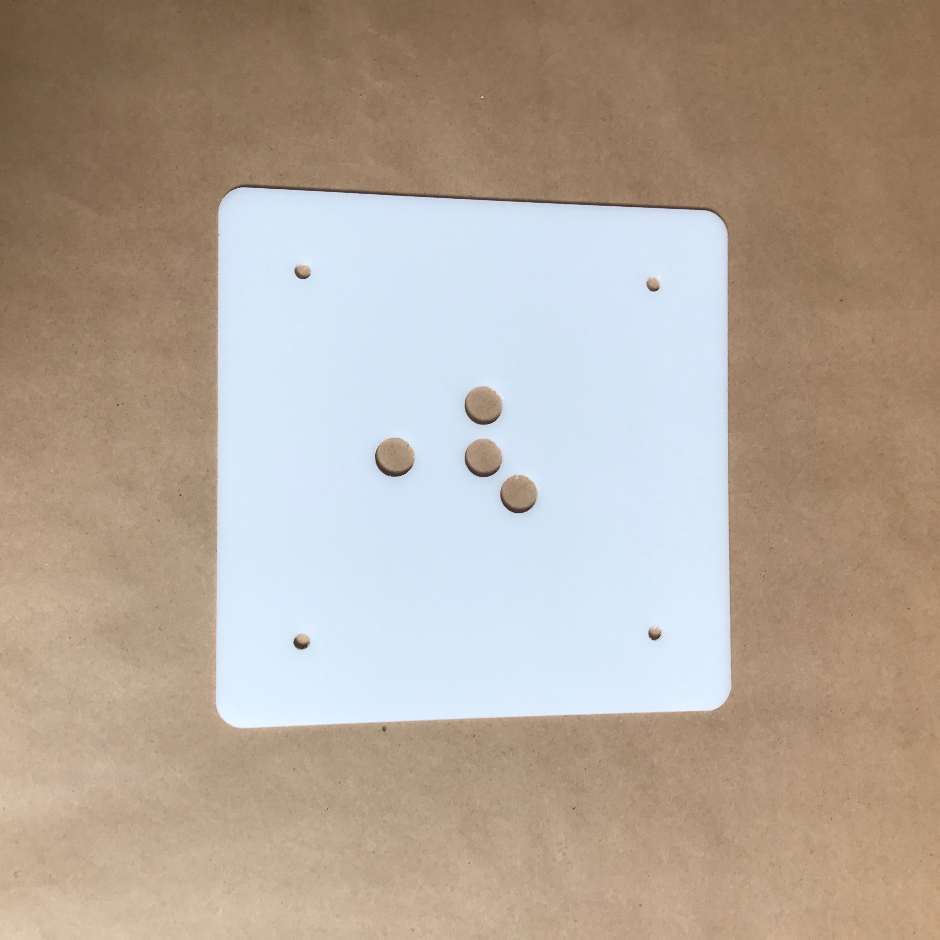 12" Square HDPE Cake Board