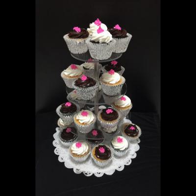 4 Tier Round Cup Cake Stand