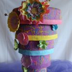 12-10-8-6 Upside Down Round Cake Stand Set